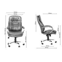 RONDI Poltrona Valencia V Cromo M-2 (Anyfix) Nero