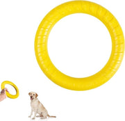 Giocattolo da Caccia con Frisbee in Gomma per Cani - Giocattolo Duraturo e Galleggiante per Allenamento e Divertimento con 75 caratteri.