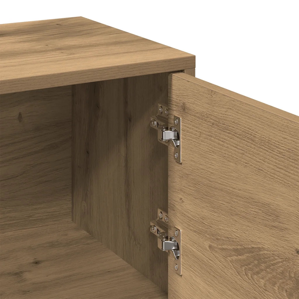 Mobile Porta TV Rovere Artigianale 102x30x37,5 cm Multistrato 855817
