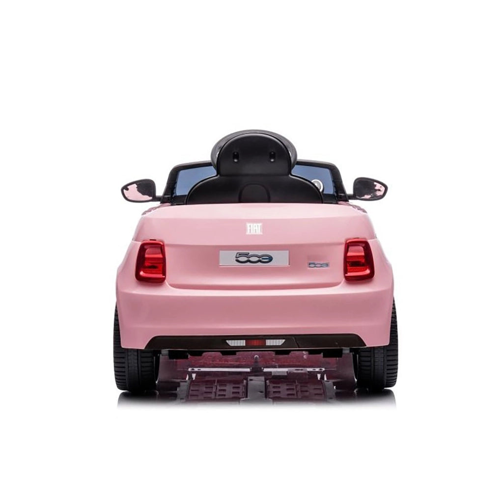 Auto Elettrica per Bambini Licenza Ufficiale Fiat 500e Batteria 12V Luci LED Rosa