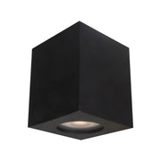 Faretto soffitto Italux Fabrycio GU10 nero IP44 quadrato