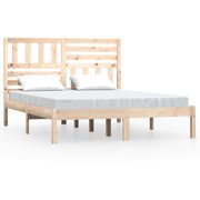 Letto matrimoniale | Letto per adulti | Letto senza Materasso 120x190 cm in Legno Massello di Pino