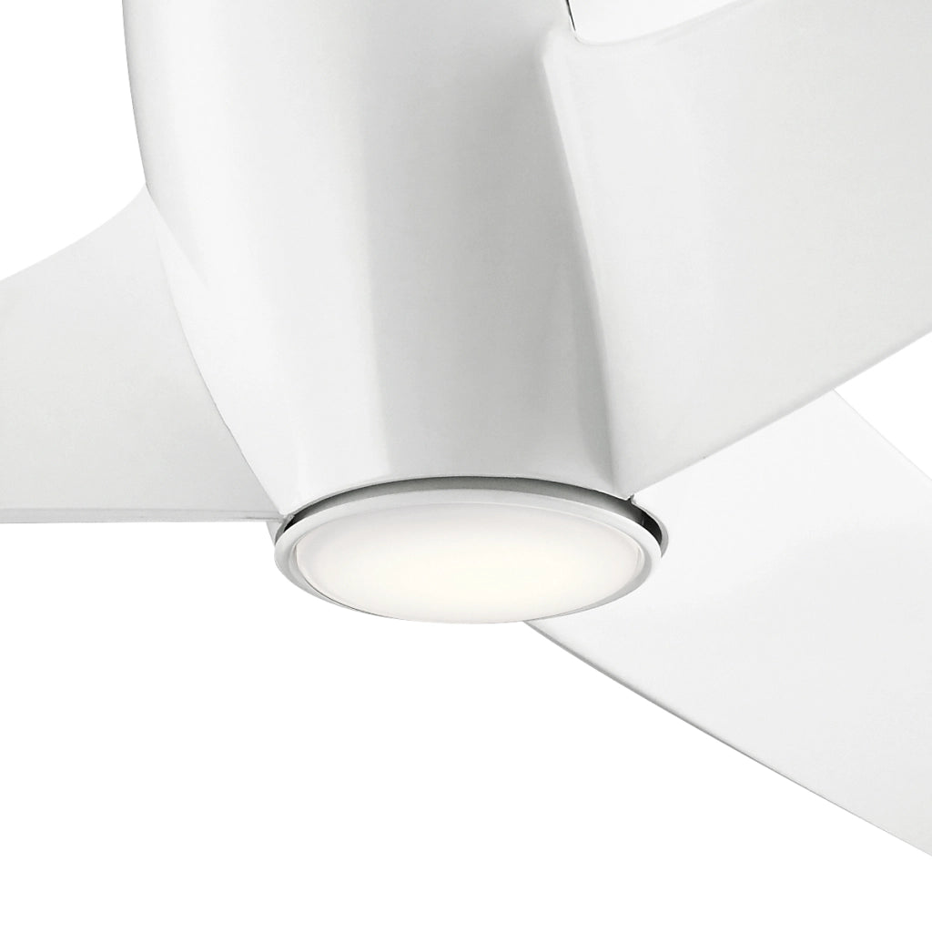 Ventilatore soffitto 142 cm LED 10W telecomando bianco