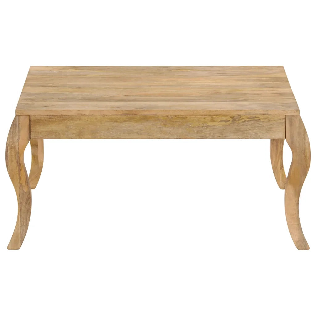 Tavolino da Salotto in Legno Massello di Mango 80x80x40cm 247111