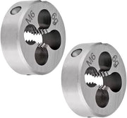 Snodo a Tornello M6x1.0mm - Tornello Circolare - Acciaio Rivettato - Filo Destro - Acciaio Rapido - Resistente allo Sfregio e Resistente alla Trazione - Matrice