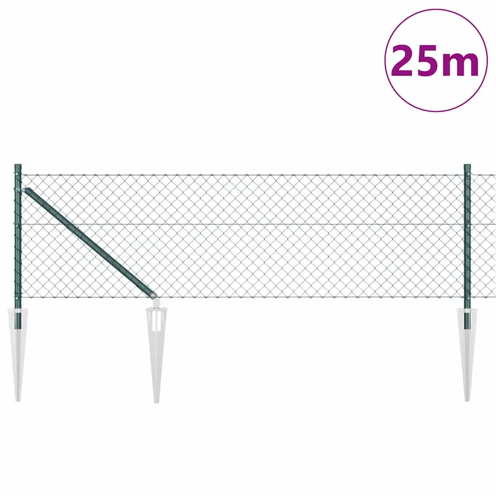 Palo della recinzione Verde 0,8 x 25 m (rete 60 x 60 mm)