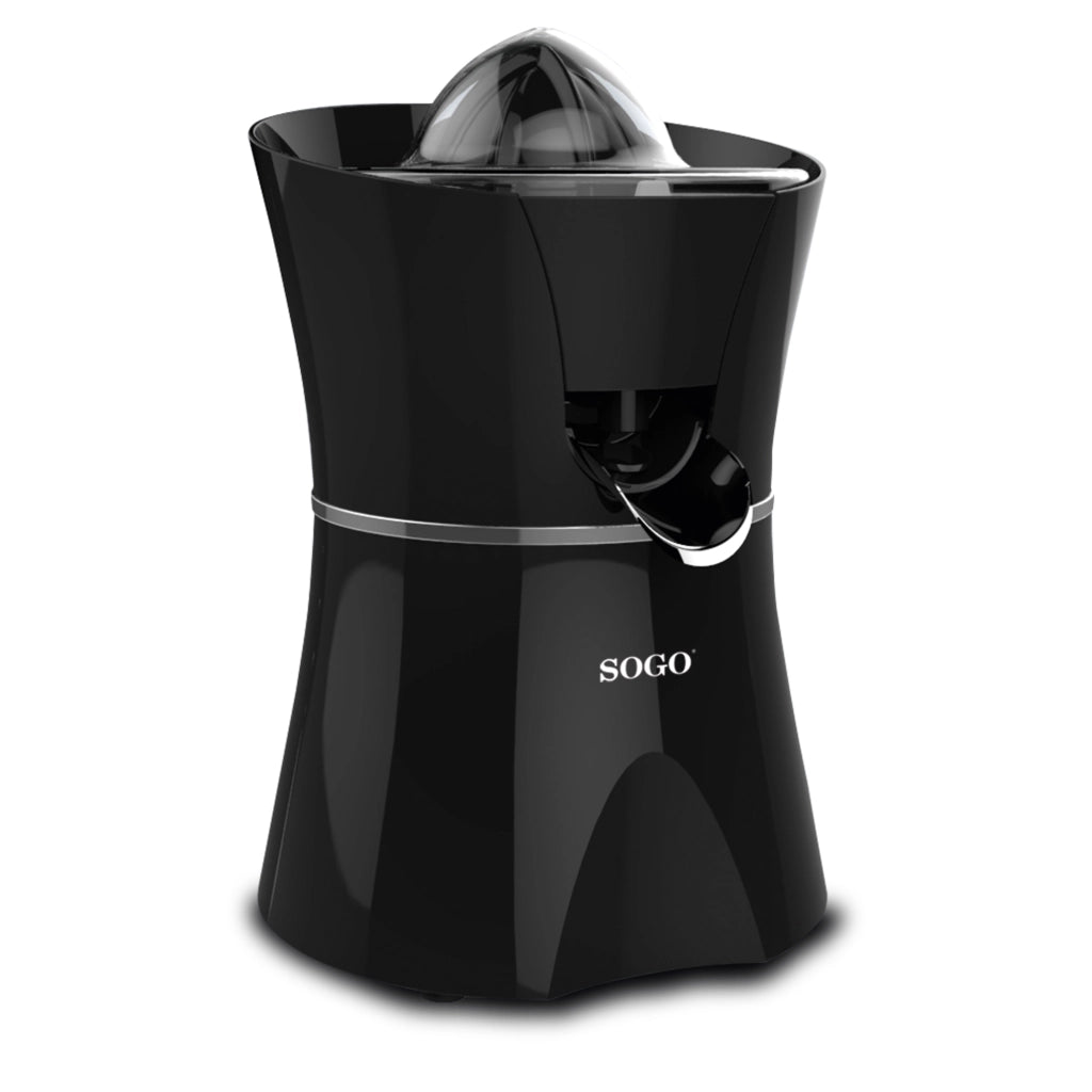 Spremiagrumi elettrico con 2 coni intercambiabili, contenitore succo 550ml, rotazione 100 giri min 600W - SOGO
