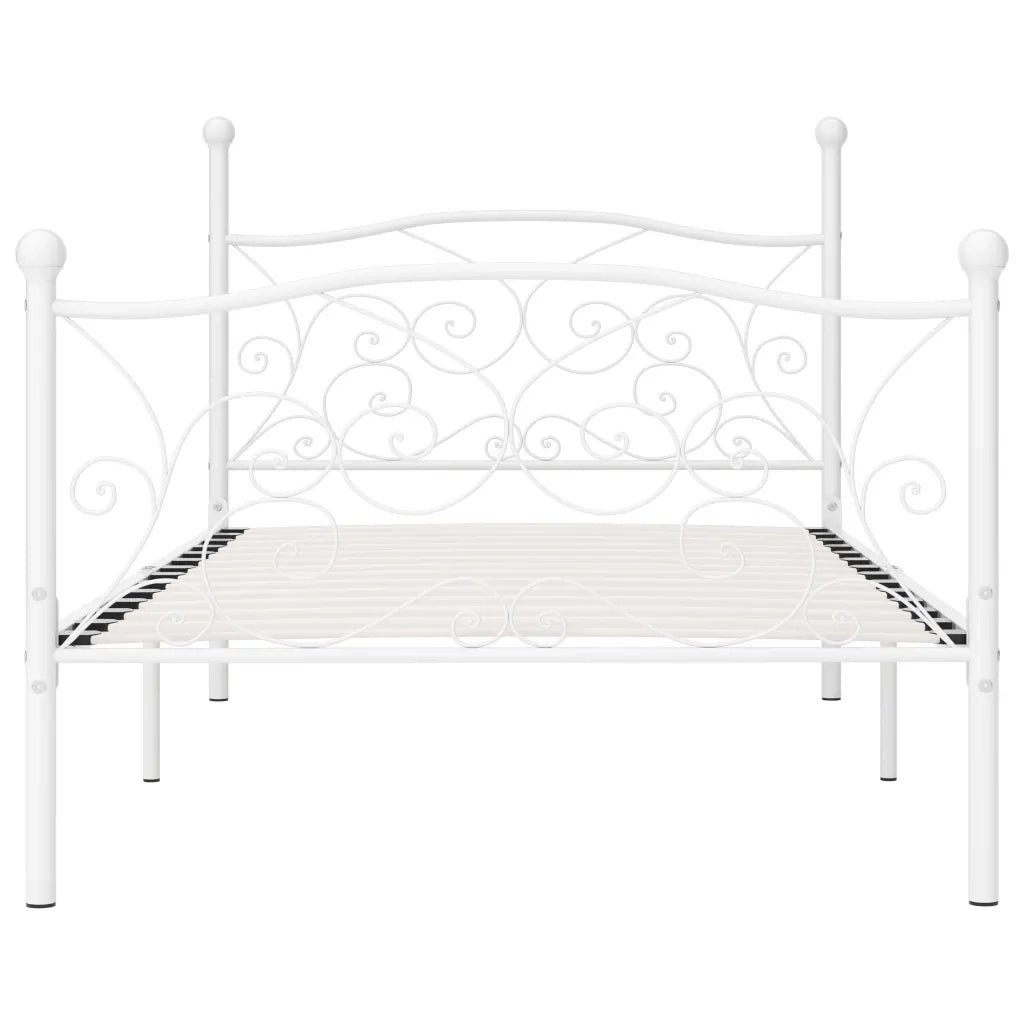 Giroletto con Doghe Bianco in Metallo 100x200 cm cod mxl 63967