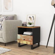 Comodino in Legno Massello di Recupero e Legno Multistrato 350652
