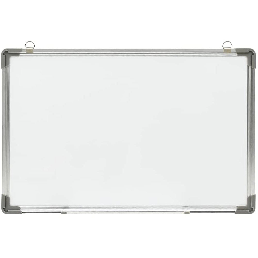 Lavagna Magnetica Bianca 60x45 in Alluminio Pennarelli Cancellabili e Magneti