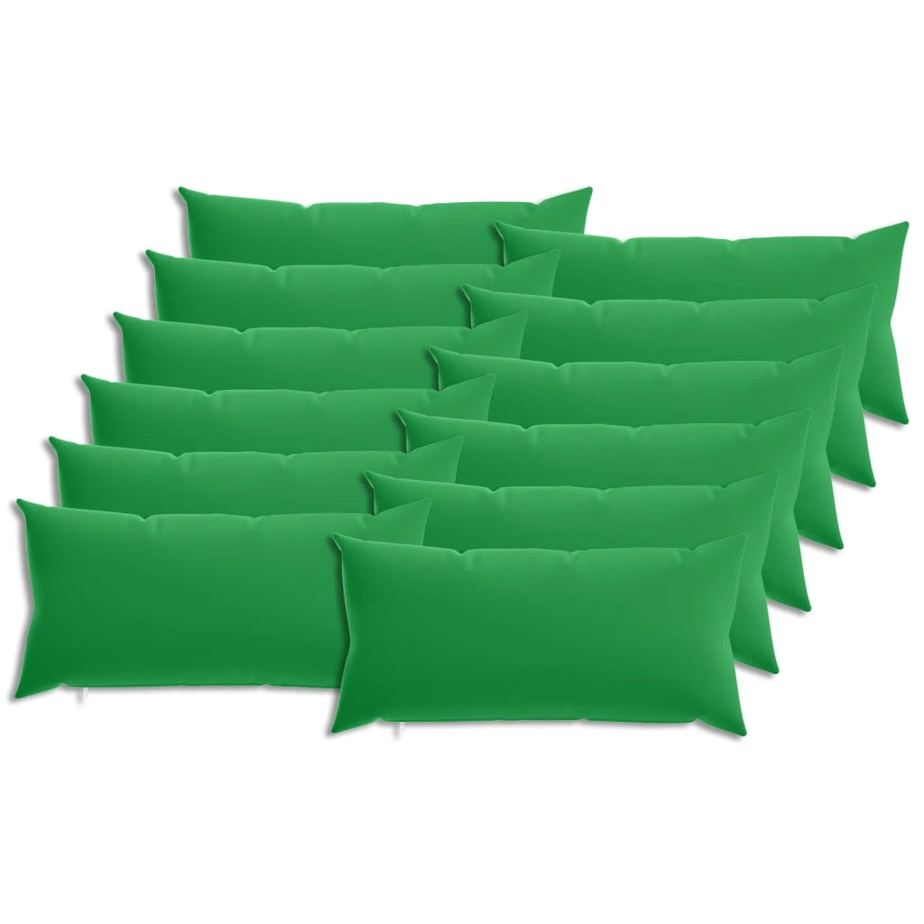 Federa 12 pcs HEERLEN Verde 40 x 80 cm Poliestere 910032