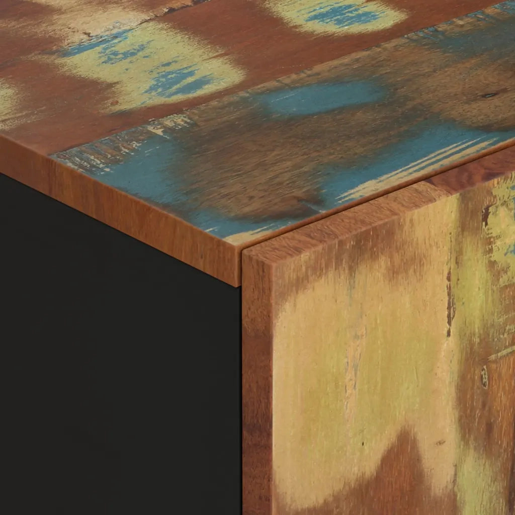 Credenza con 2 Ante 90x33x75 cm in Legno Massello di Recupero 352927