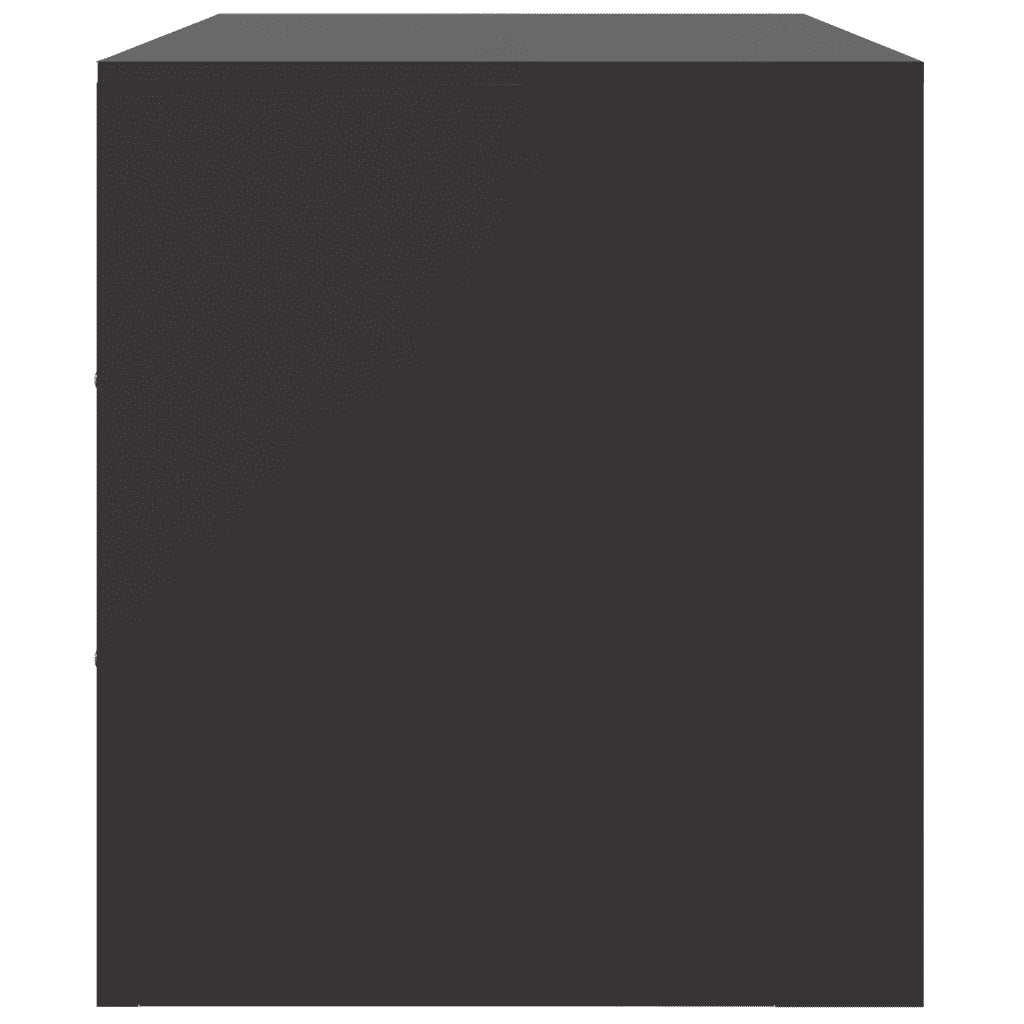 Mobile TV-Credenza per TV-Console TV Nero 99x39x44 cm in Acciaio 115100