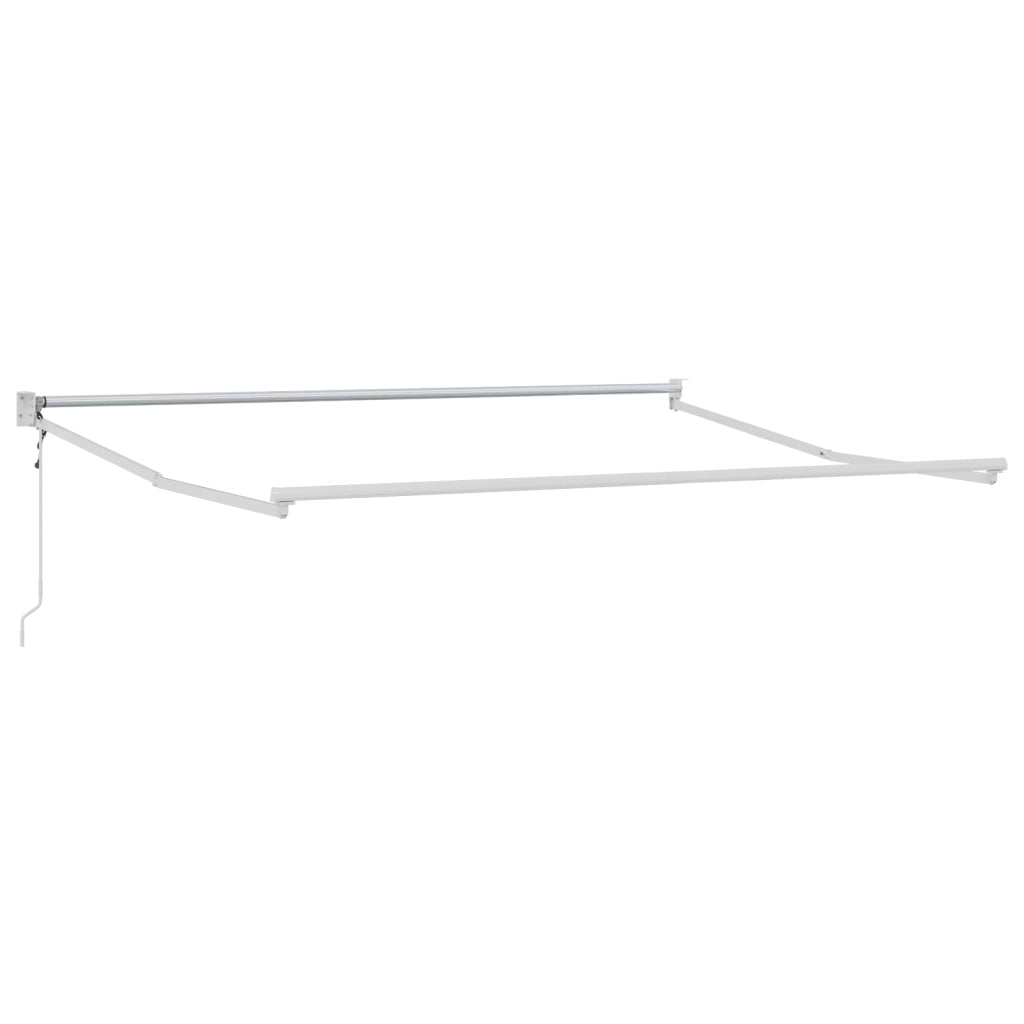 Tenda Retrattile Automatica Verde e Bianca 350x250 cm