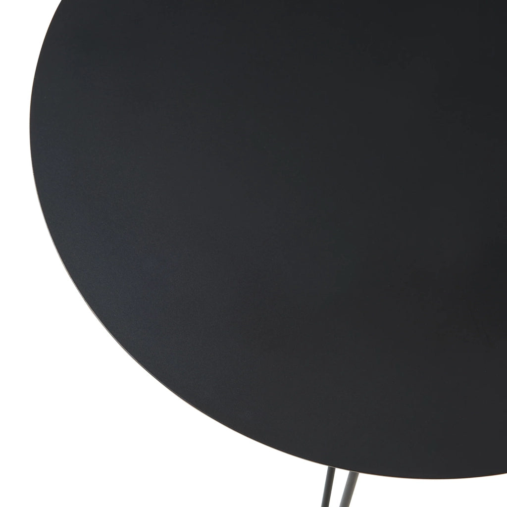 Tavolino laterale 45 x 43 cm metallo nero 03_0010938