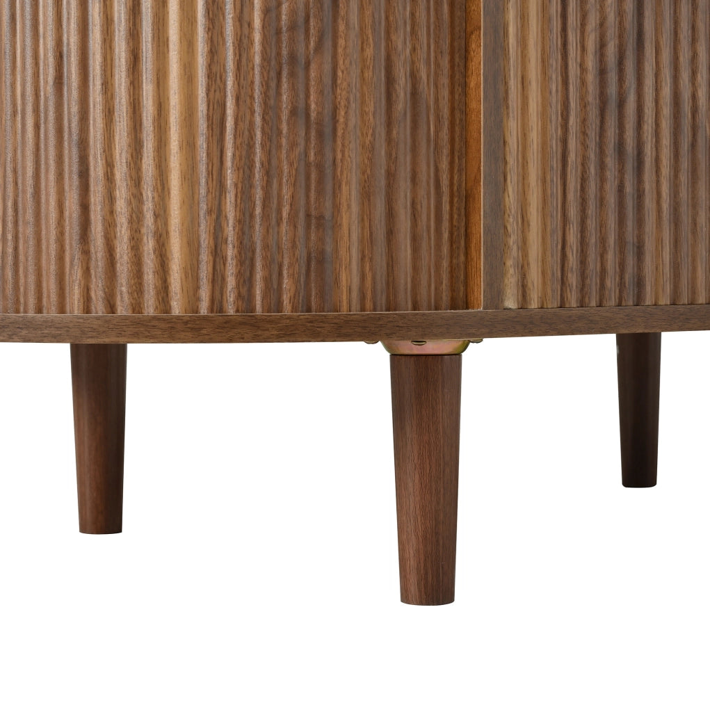 Tavolino da caffè 100x48x53.5 cm con piano sollevabile e contenitore in MDF noce
