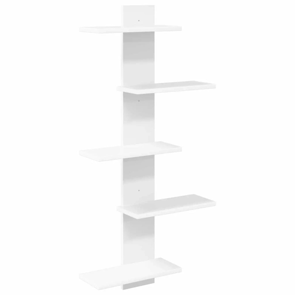 Mensola a muro flottante Bianco 48,5 x 15 x 101 cm 8012196
