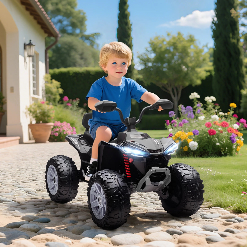 Quad Elettrico per Bambini ¨C zephmum ¨C Verde, 24V, 6.5 km/h, 3-8 Anni