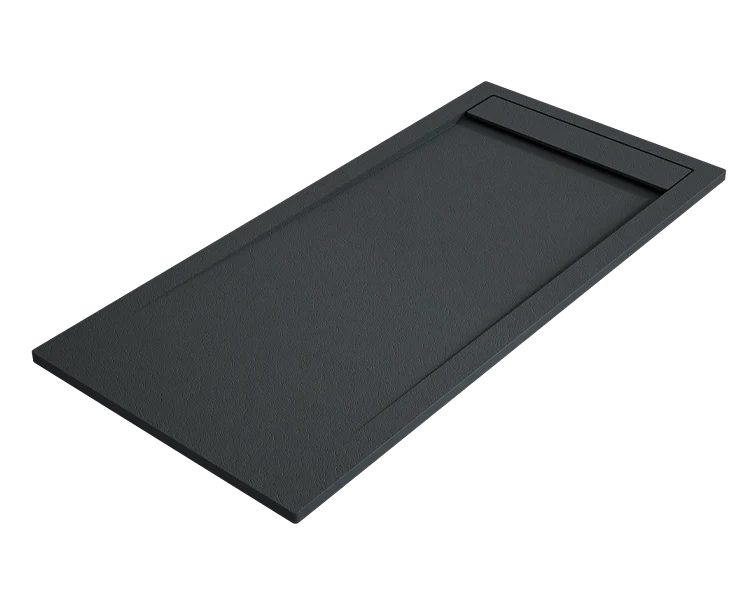 Piatto doccia AMBAR 80x120 cm Grafite griglia Grafite
