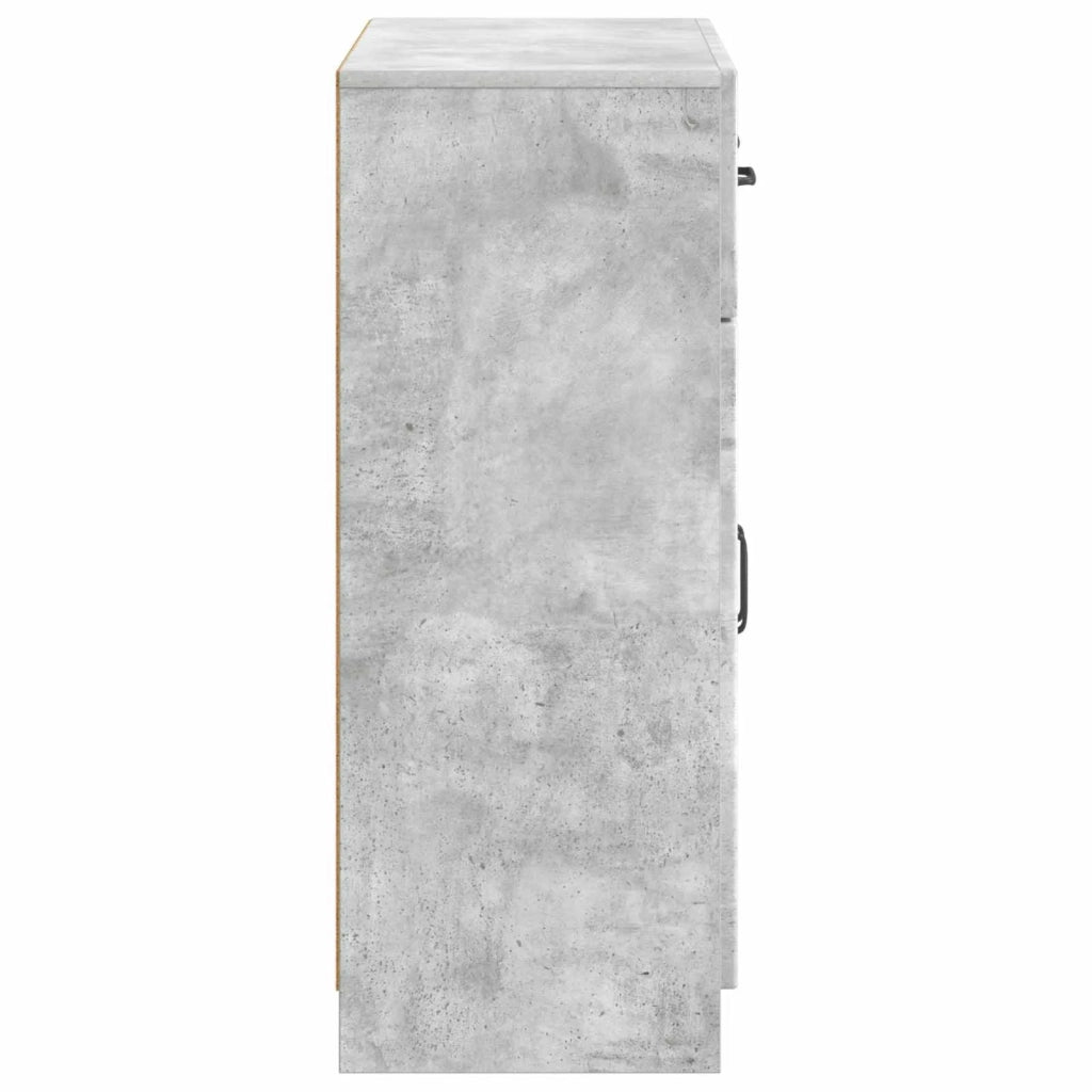 Credenza Grigio Cemento 66 x 34,5 x 87 cm Legno ingegnerizzato