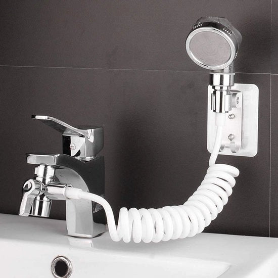 Douchekraan per installazione per bagno con tubo di distribuzione