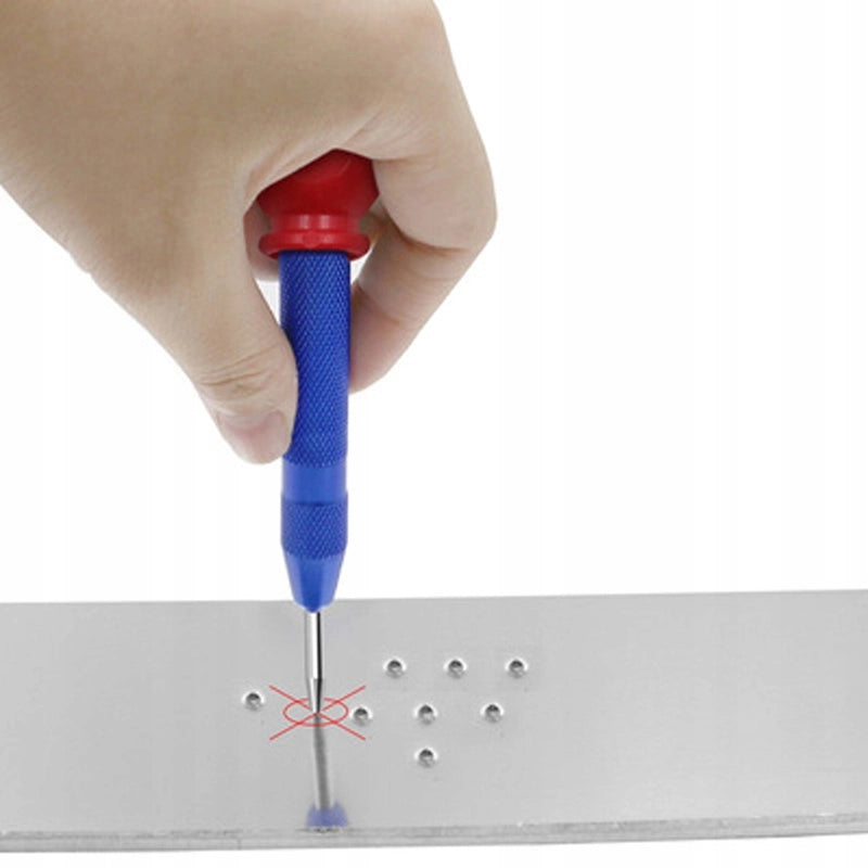 Puntatore Automatico Regolabile – Precisione e Durata | Acciaio Temprato, 102x23mm | Per Legno, Metallo, PVC