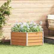 Letto rialzato da giardino Aspetto legno 129 x 129 x 45 cm 42017321