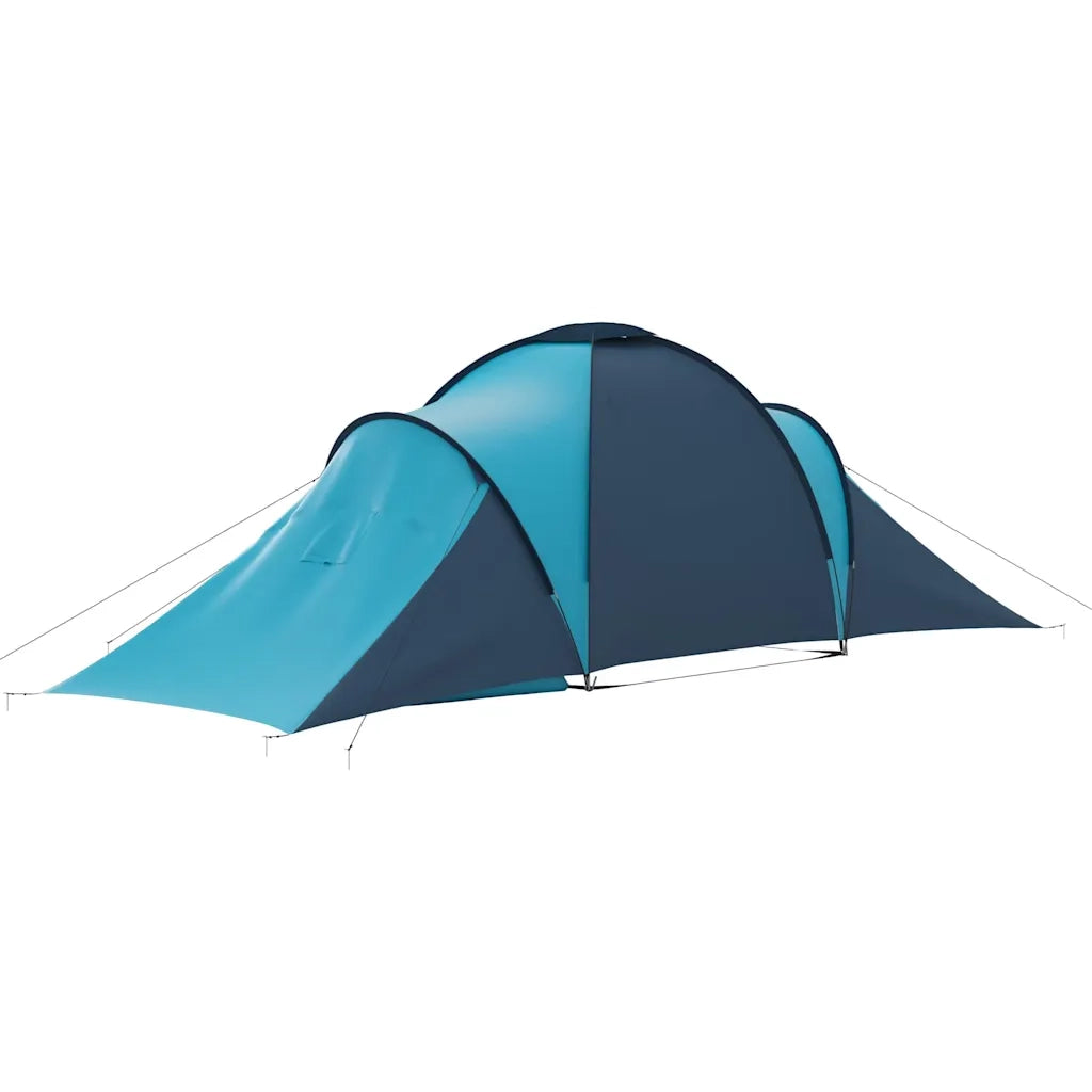 Tenda da Campeggio per 6 Persone Blu Marino e Azzurro 93183