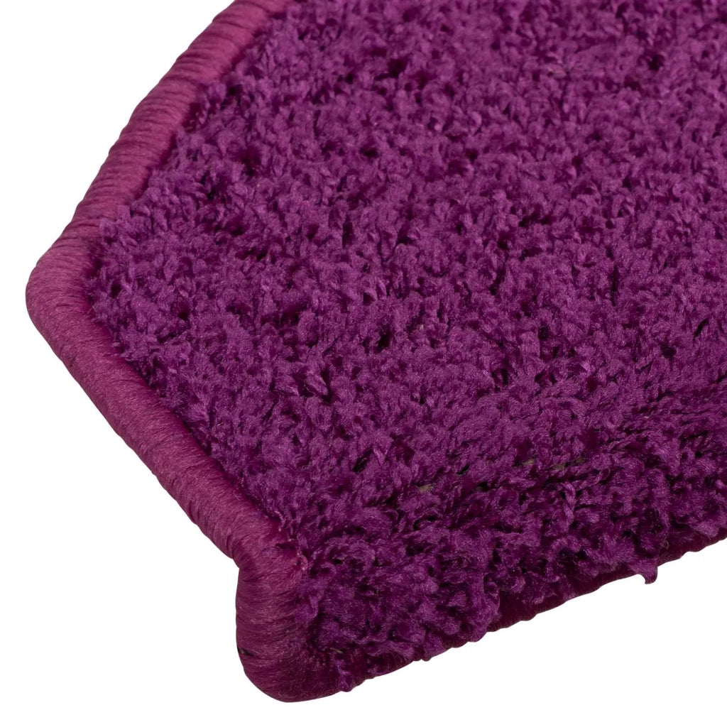 Tappetini per scale autoadesivi 15 pcs Viola 80 x 24,5 x 3,5 cm 42038656
