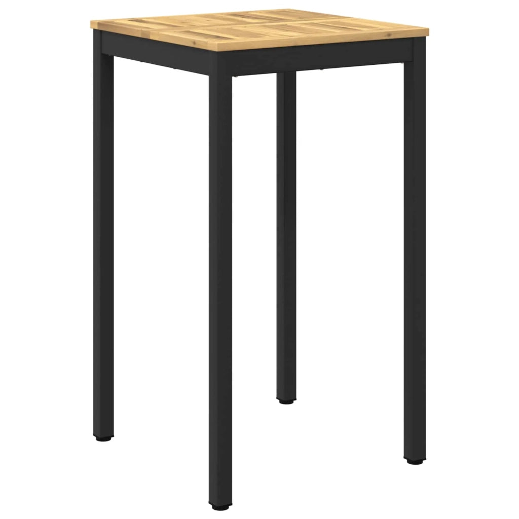 Tavolo Bar da Giardino Bianco e Nero 60 x 60,5 x 105 cm 901772