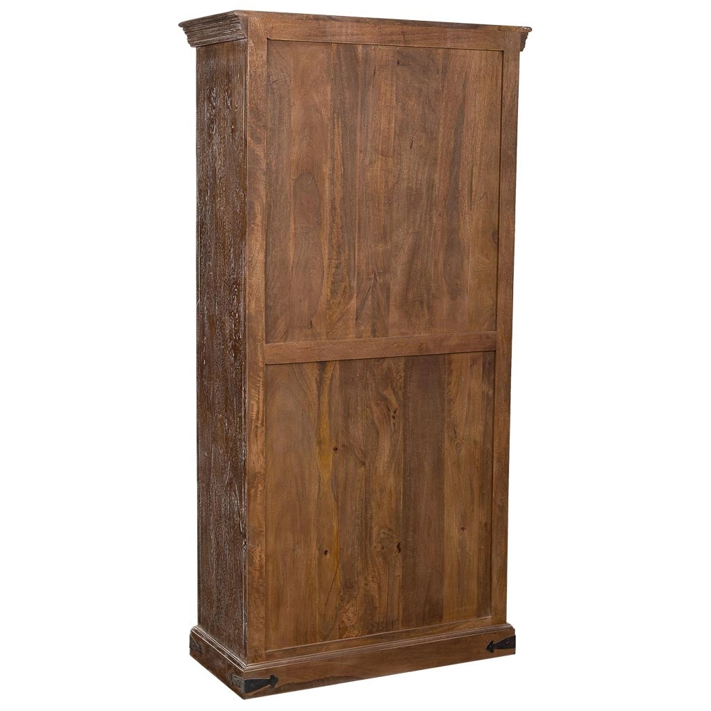 Armadio in legno marrone 90x40x180h
