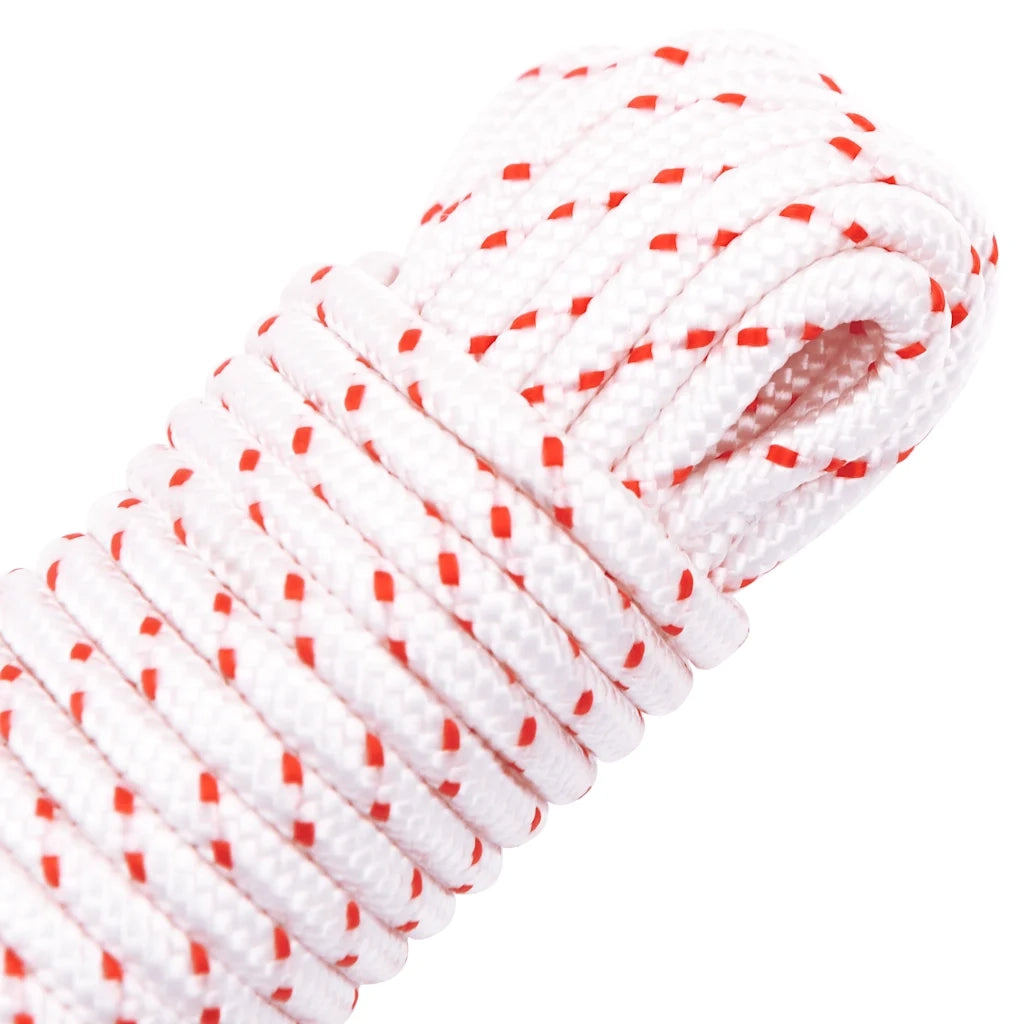 Fune di Avviamento a Strappo Bianco e Rosso ?4 mm 10 m in Nylon CFW7262638