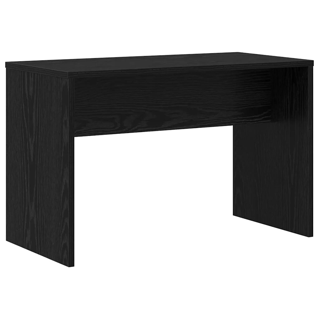 Set Tavolo da Trucco LED 2 pcs Rovere Nero Legno multistrato 3332508