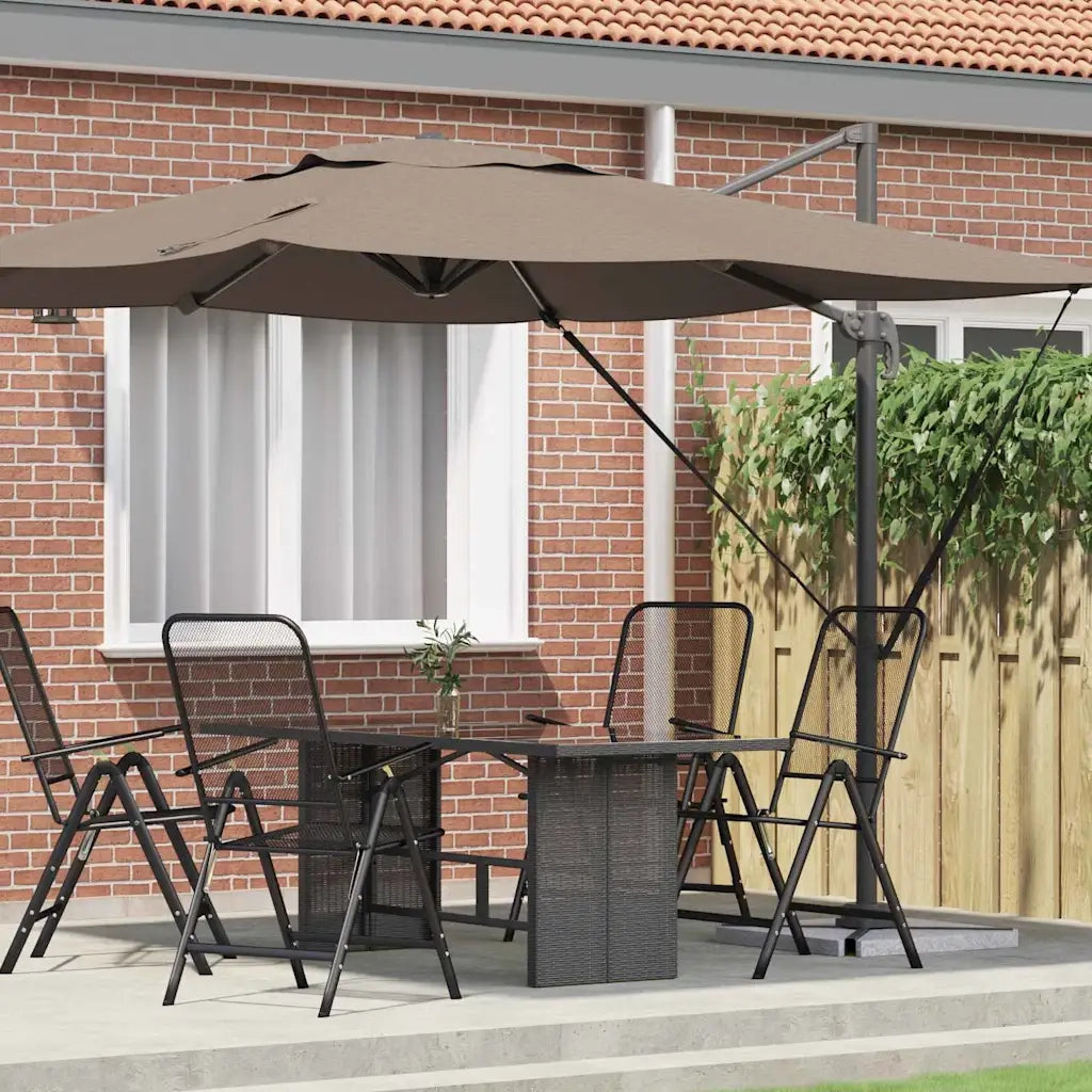 Parasole Roma-Ombrellone da giardino Talpa 286 x 284 x 265 cm Alluminio e Poliestere
