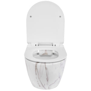 Vaso Wc Sospeso Rea Carlos Slim Rimless Aiax Shiny
