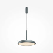 Maytoni Lampadario moderno Gerhard 1 luce LED integrato grigio metallo diffusore acrilico