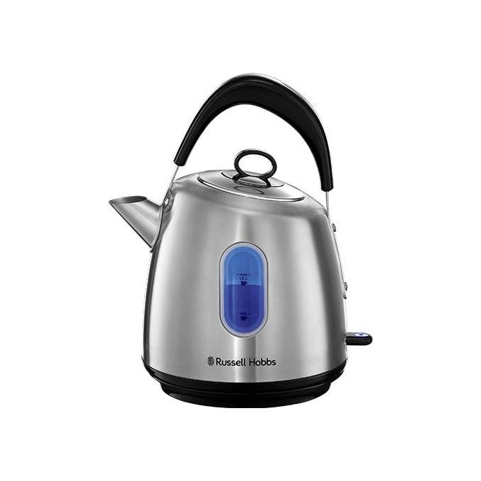 Russell Hobbs Stylevia bollitore elettrico 1,5 L 2200 W Nero, Acciaio inossidabile