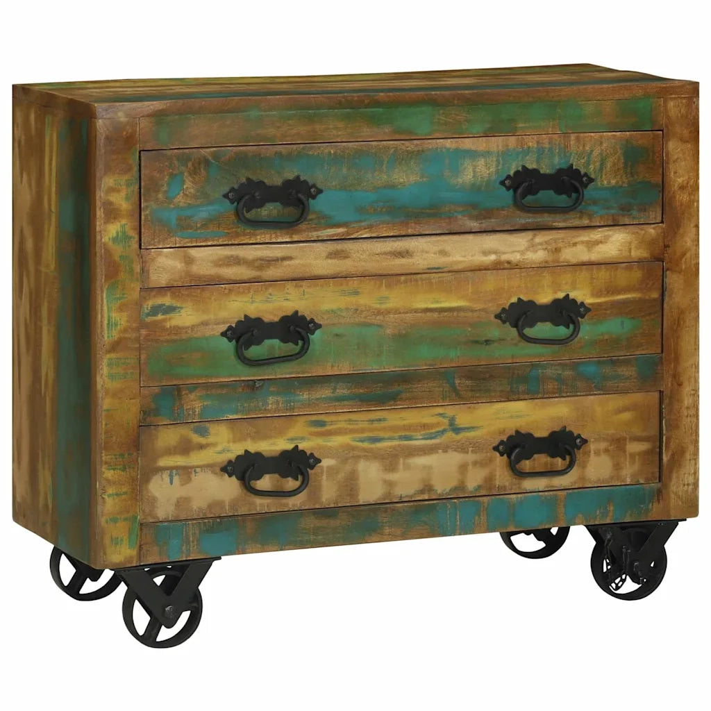 Credenza Marrone 80 x 30 x 65 cm Legno massello di recupero 358878