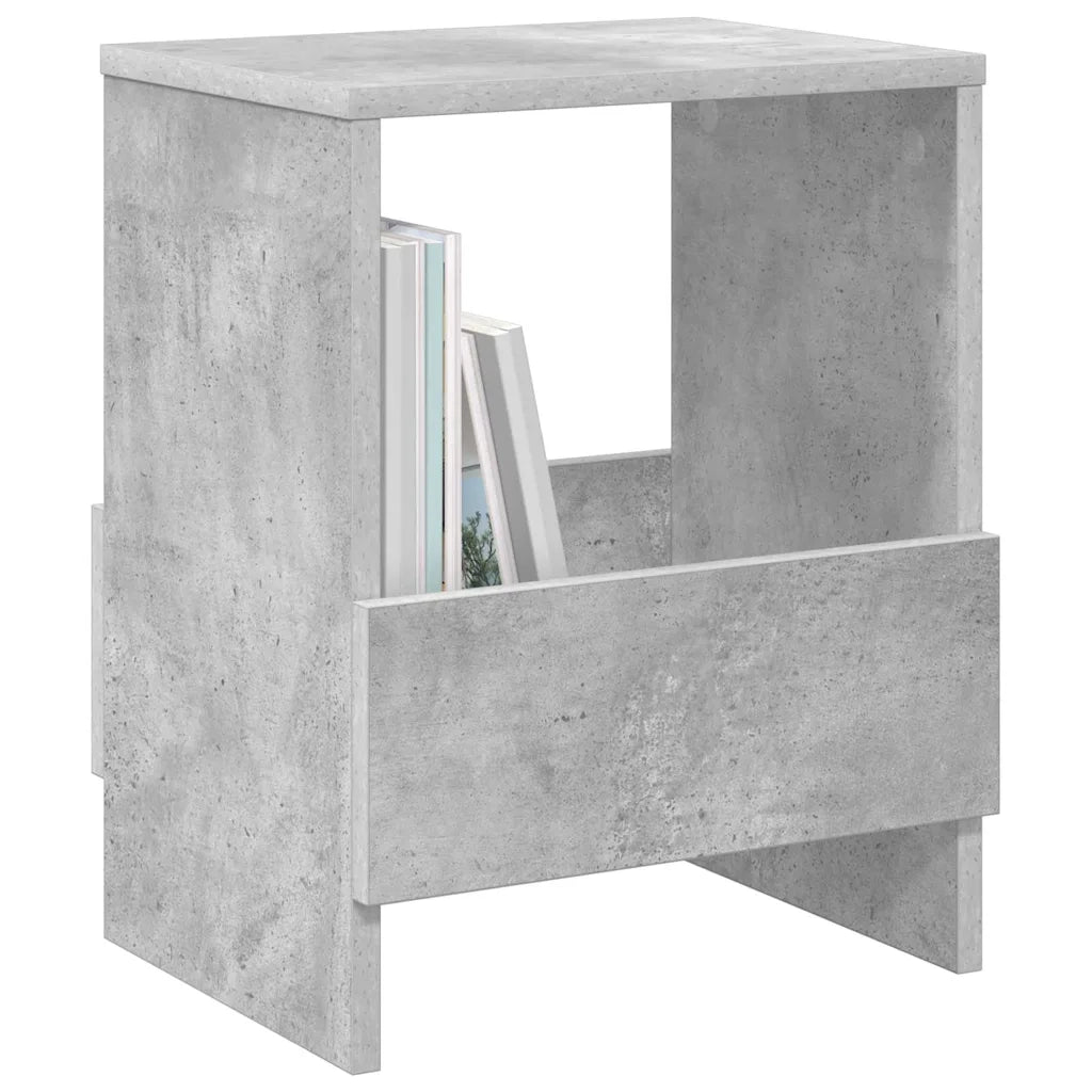 Scaffale per riviste Grigio cemento 35 x 30 x 45 cm CFW1644173