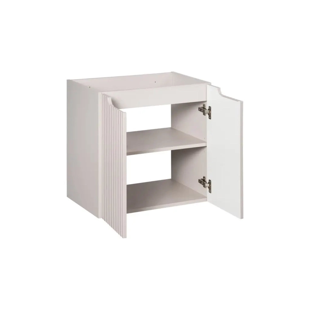 Mobile sottolavabo VANO 60 cm – 2 porte – Marrone congo opaco – L60 × P39 × H57 cm – Da appendere