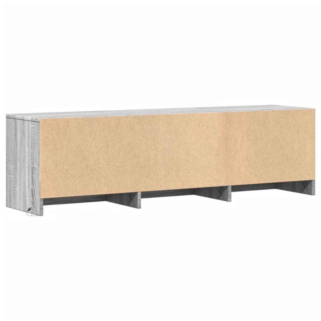 Mobile TV-Credenza per TV Grigio Sonoma 140 x 34 x 40 cm Legno multistrato