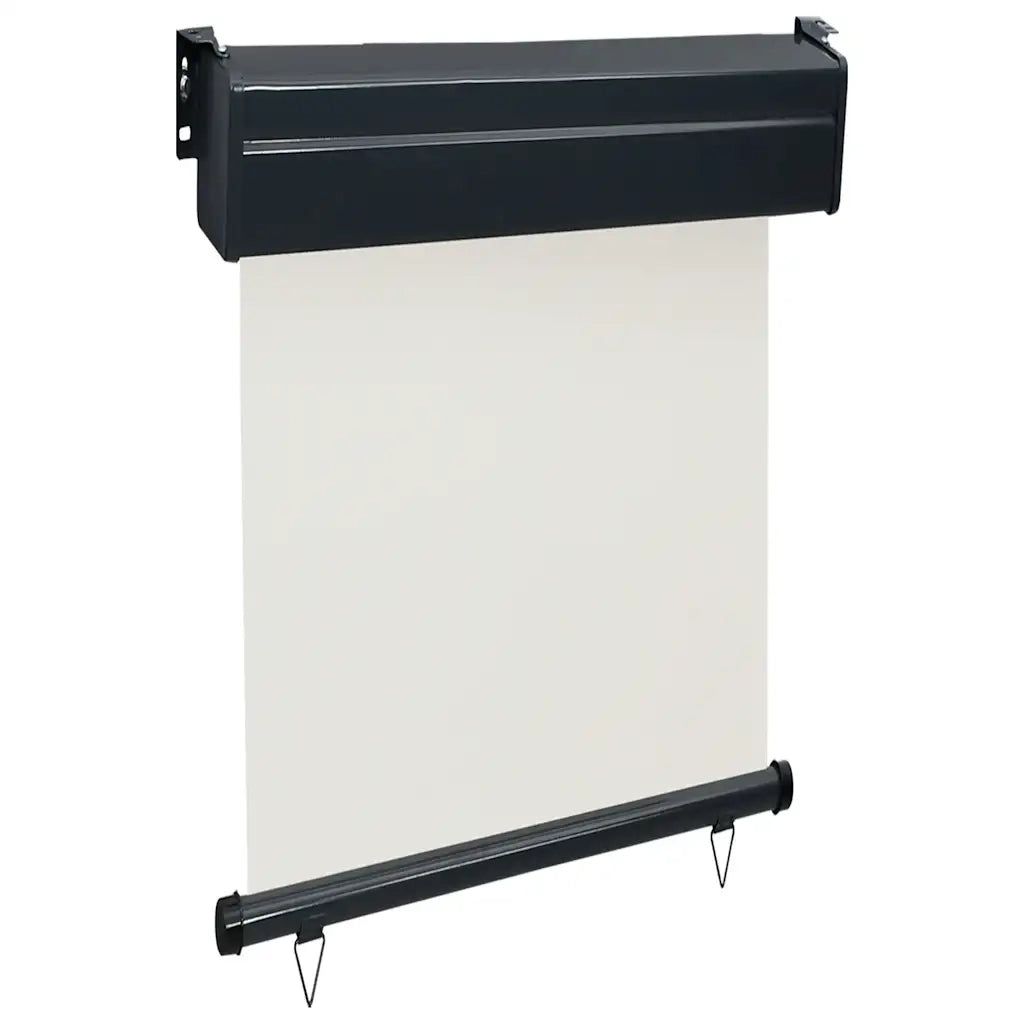 Tendalino Laterale per Balcone-Tenda da Sole Laterale per Patio 65x250 cm Crema