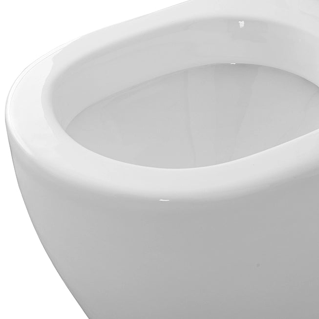 Wc per anziani filomuro H 50 cm con scarico traslato serie Comoda
