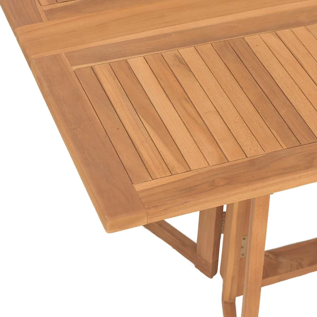 Set da Pranzo per Giardino 7 pcs Marrone Legno di teak solido 3155338