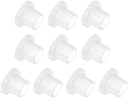 Bacchette in nylon per la cura degli alberi - 10 flangiate [6 mm x diametro esterno 8 mm x lunghezza 8,1 mm] - bacchette in plastica bianca per la cura degli alberi con parole chiave bacchette in nylon, flangiate, cura degli alberi.