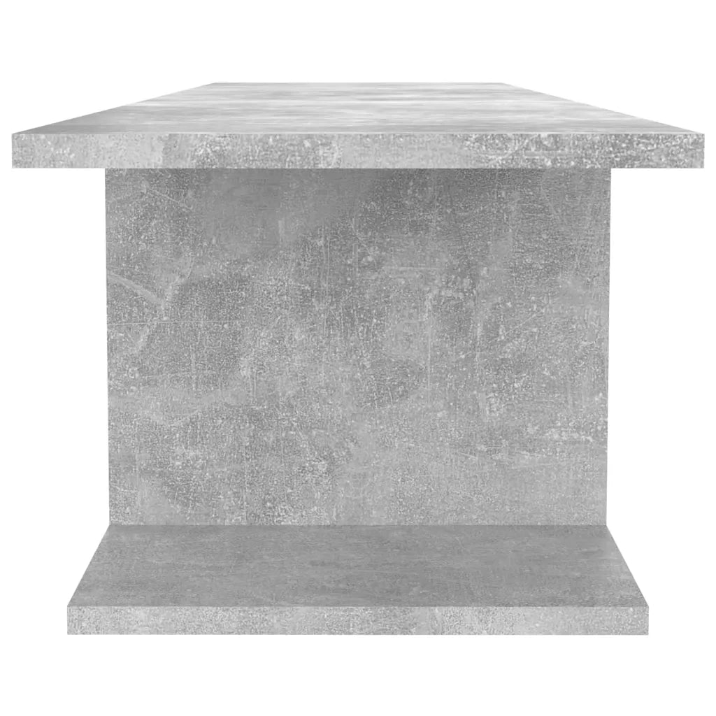 Mobile Porta TV a Parete Grigio Cemento 103x30x26,5 cm 806984