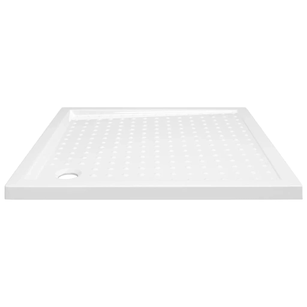 Piatto doccia con gommini piatto doccia piatto doccia bagno interno casa antiruggine antiumidità 90x90x4 cm ABS bianco 02_0001942