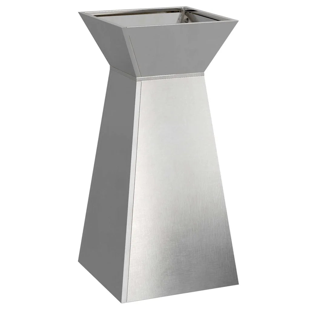 Vaso a Pilastro Argento 35 x 35 x 73 cm Acciaio inossidabile 873846