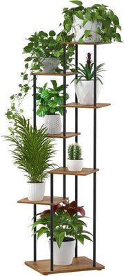 Sistema di Cultura per Piante in Legno e Metallo - 7 Livelli, 150 cm - Per Interno ed Esterno