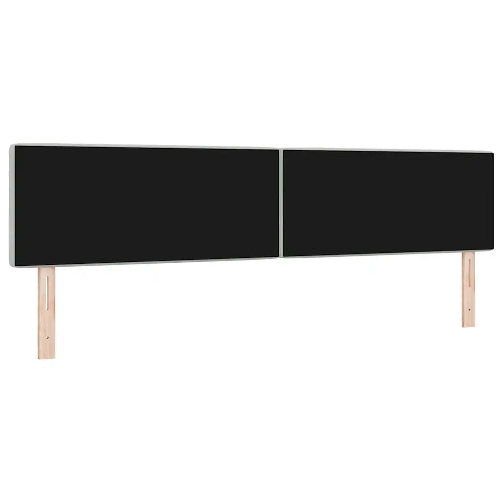 Testiera-Testata-Testiera Decorativa Grigio chiaro 200 cm Pelle Sintetica 226272